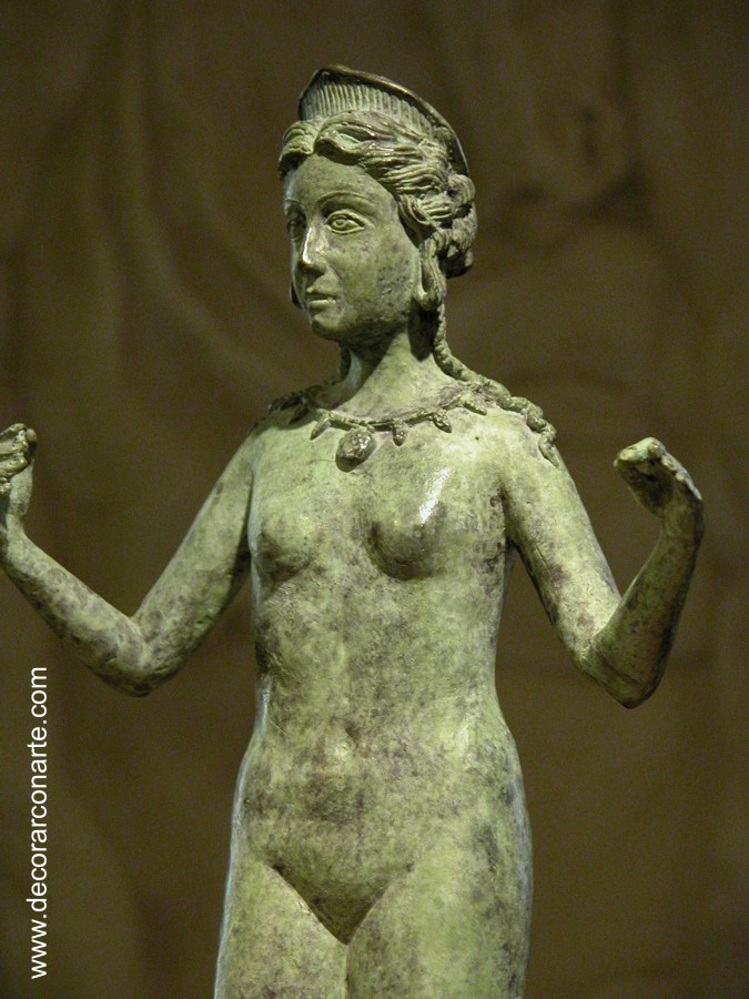 figura decorativa Venus bronce