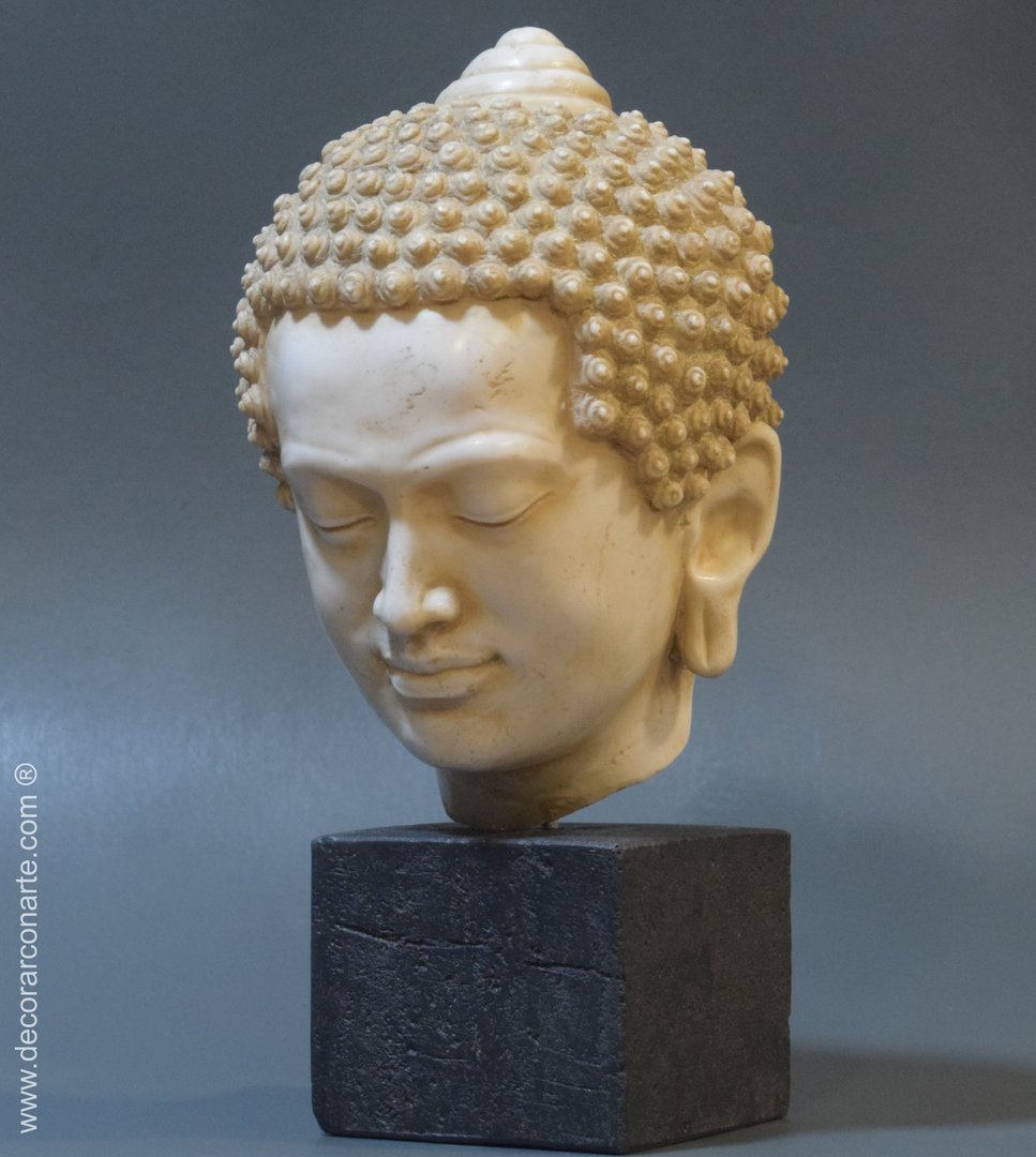 figura decorativa cabeza Buda India
