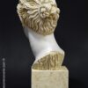 escultura decoración cabeza Diana Artemisa