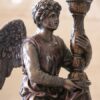 figura decorativa candelabros angeles