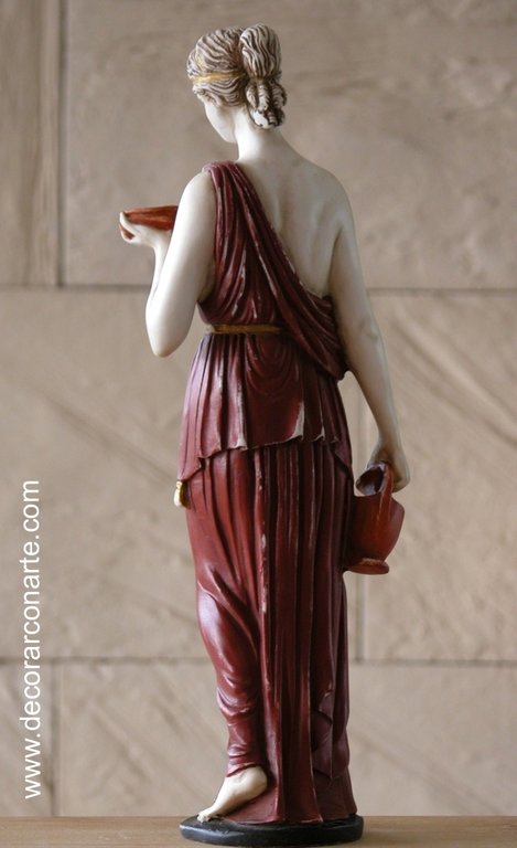 figura decorativa diosa Hebe
