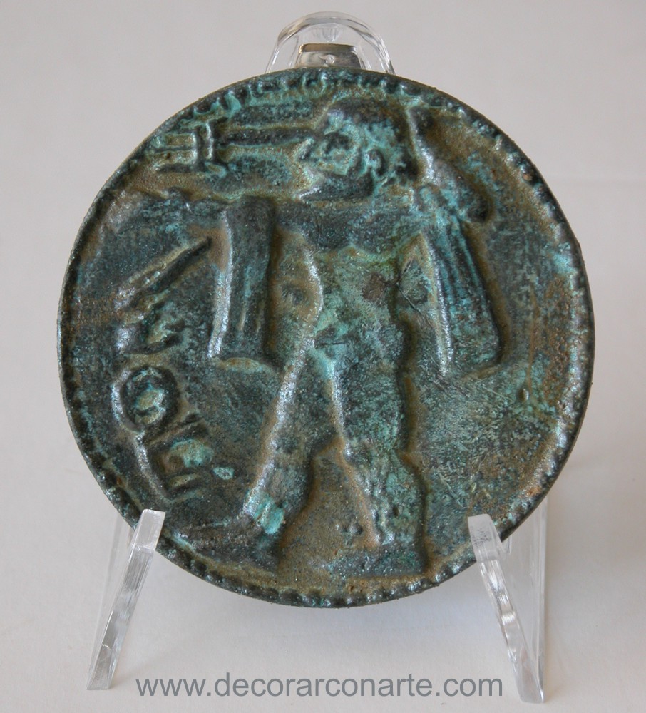 00696 moneda Antandros Troas AE12mm antiguo griego Apolo/Cabeza de León 