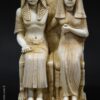 figura decorativa pareja egipcia