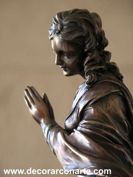 escultura arte sacro Virgen angeles