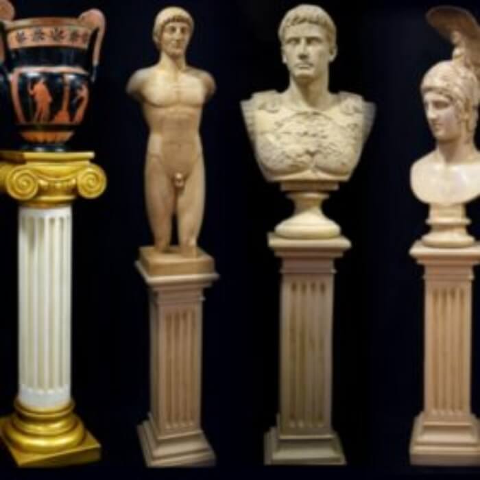 interiorismo esculturas columnas