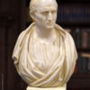 Escultura busto de Cicerón Cicerone con base quadrata