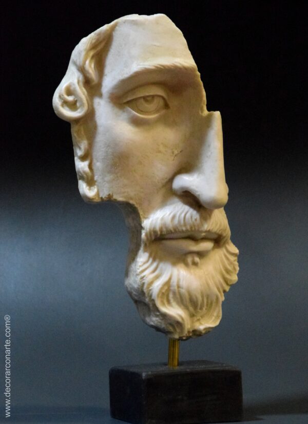 fragmento rostro Marco Aurelio