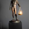lámpara escultura Antinoo