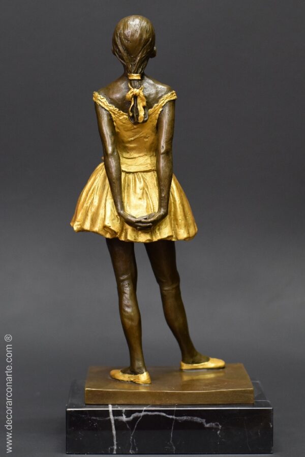 bailarina Degas dorado
