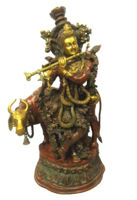 dios hindú Krishna flauta