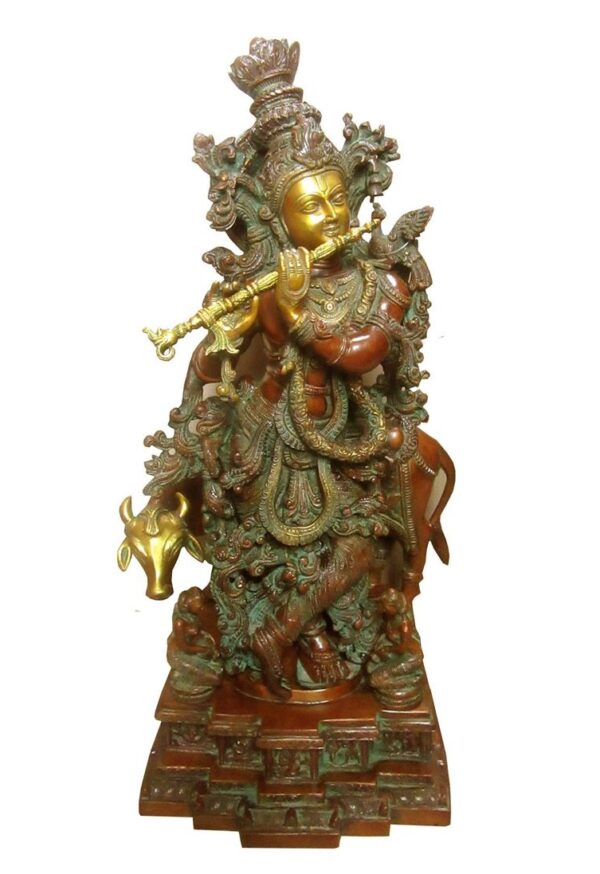 dios hindú Krishna flauta