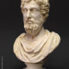 Busto del empedrador filósofo Marco Aurelio