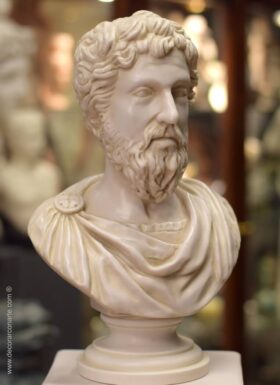 Busto del emperador Marco Aurelio Büste des Kaisers Marcus Aurelius